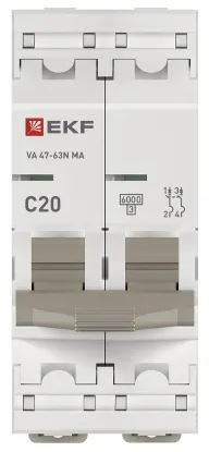 фото Автоматический выключатель  EKF M63MA6220C в Волгограде