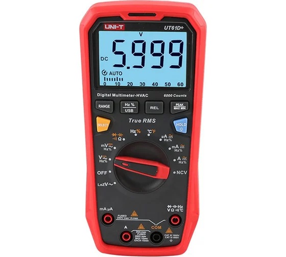 

Мультиметр UNI-T UT61D+ 13-0093 профессиональный, UT61D+