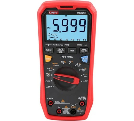 Изображение товара Мультиметр UNI-T UT61D+ профессиональный цифровой измеритель для электроники и электротехники