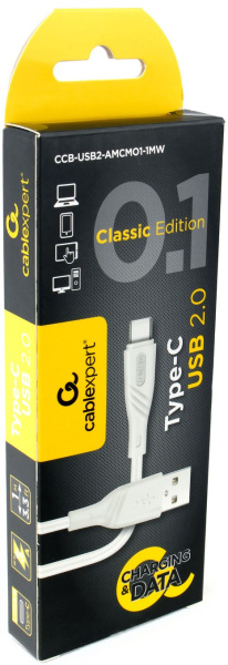 фото Кабель интерфейсный USB 2.0 Cablexpert CCB-USB2-AMCMO1-1MW в Омске