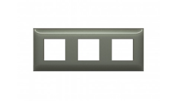 Изображение товара Декоративная рамка DKC 4424906 Серый жемчуг для электроустановочных изделий