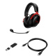 фото Беспроводные наушники HyperX Cloud III, Радиоканал, Охватывающие, Черно-красный, [77Z46AA]