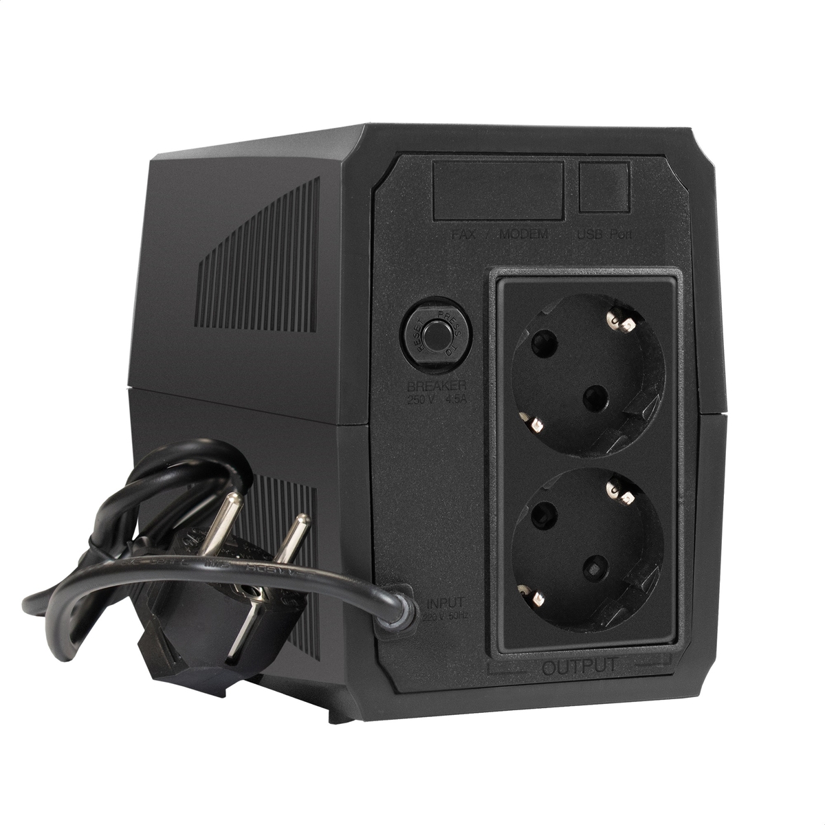 

Источник бесперебойного питания Exegate Power Back BNB-500.LED.2SH EX294611RUS 500VA/300W, LED, 2*Schuko, Black, Power Back BNB-500.LED.2SH