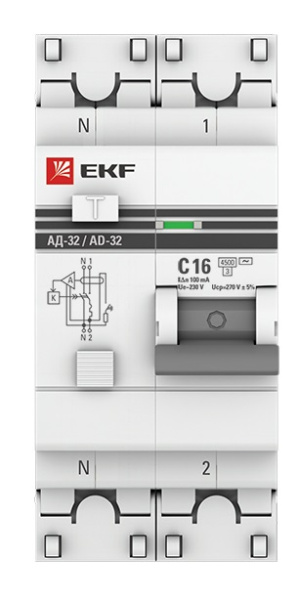 фото Автомат дифференциальный EKF DA32-16-100-pro в Красноярске