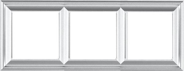 Изображение товара Рамка Jung EPD483AL EcoProfi Deco для розеток и выключателей