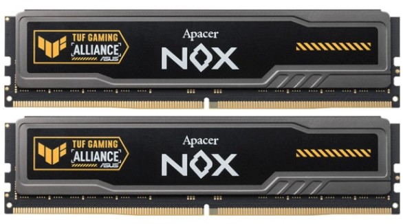 

Модуль памяти DDR5 64GB (2*32GB) Apacer NOX TUF AH5U64G52C522UTAA-2 PC5-41600 5200MHz CL40, NOX TUF