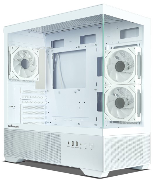 

Корпус ATX Zalman CHRONIX WHITE без БП, боковая панель из закалённого стекла, USB 2.0, USB 3.0, USB Type-C, CHRONIX WHITE