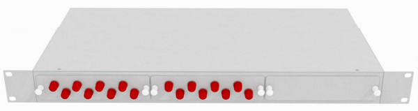 фото Кросс оптический стоечный  TopLAN КРС-Top-1U-12FC/U-OS2-GY в Красноярске