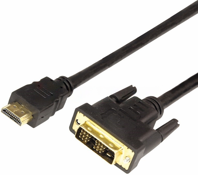 

Кабель Rexant 17-6304 HDMI - DVI-D gold, 2м, с фильтрами, 17-6304