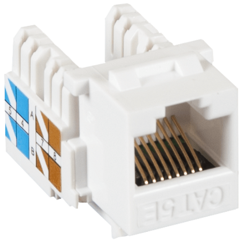 

Модуль Netlan EC-UKJ-UD2-WT-10 типа Keystone, Кат.5e (Класс D), 100МГц, RJ45/8P8C, 110/KRONE, T568A/B, неэкранированный, белый, уп-ка 10шт., EC-UKJ-UD2-WT-10