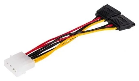 

Кабель GoPower 00-00027494 MOLEX (F)-2SATA (M) 0.2M, 00-00027494