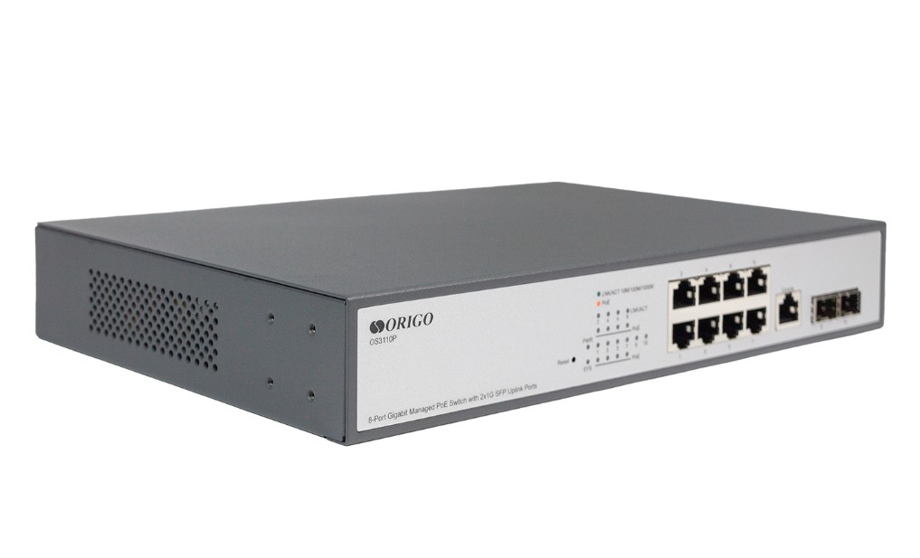 

Коммутатор управляемый ORIGO OS3110P/135W/A1A 8x1000Base-T PoE, 2x1000Base-X SFP, PoE Budget 135W, RJ45 Console, 19" w/brackets, L2, OS3110P/135W/A1A