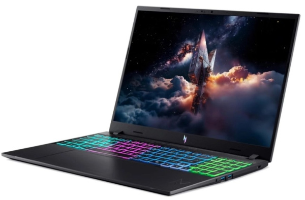 фото Ноутбук Acer Nitro V 16S ANV16-I31-76Z5 16" (Intel Core 7, 16Гб DDR5, SSD 512 Гб, GeForce RTX 5070, Без ОС) Черный [NH.U5DCD.002]