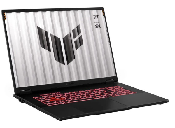 фото Ноутбук ASUS TUF Gaming A18 FA808UM-S8050 18" (AMD Ryzen 7, 16Гб DDR5, SSD 1 Тб, GeForce RTX 5060, Без ОС) Серый [90NR0NN1-M00310/512]