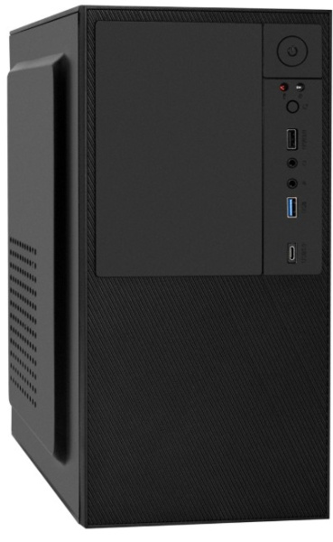 Изображение товара Корпус Exegate BAA-308UC-UNS350 мини-таймер черный для ПК