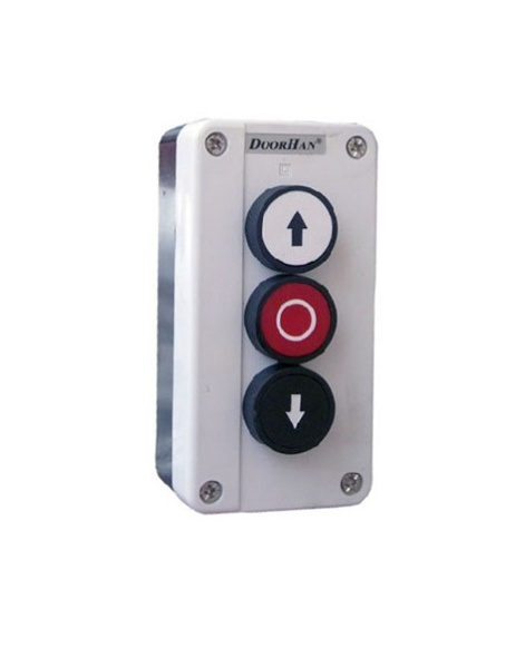 Изображение товара Пульт управления DoorHan BUTTON3 для ворот IP65 пластиковый серый и черный