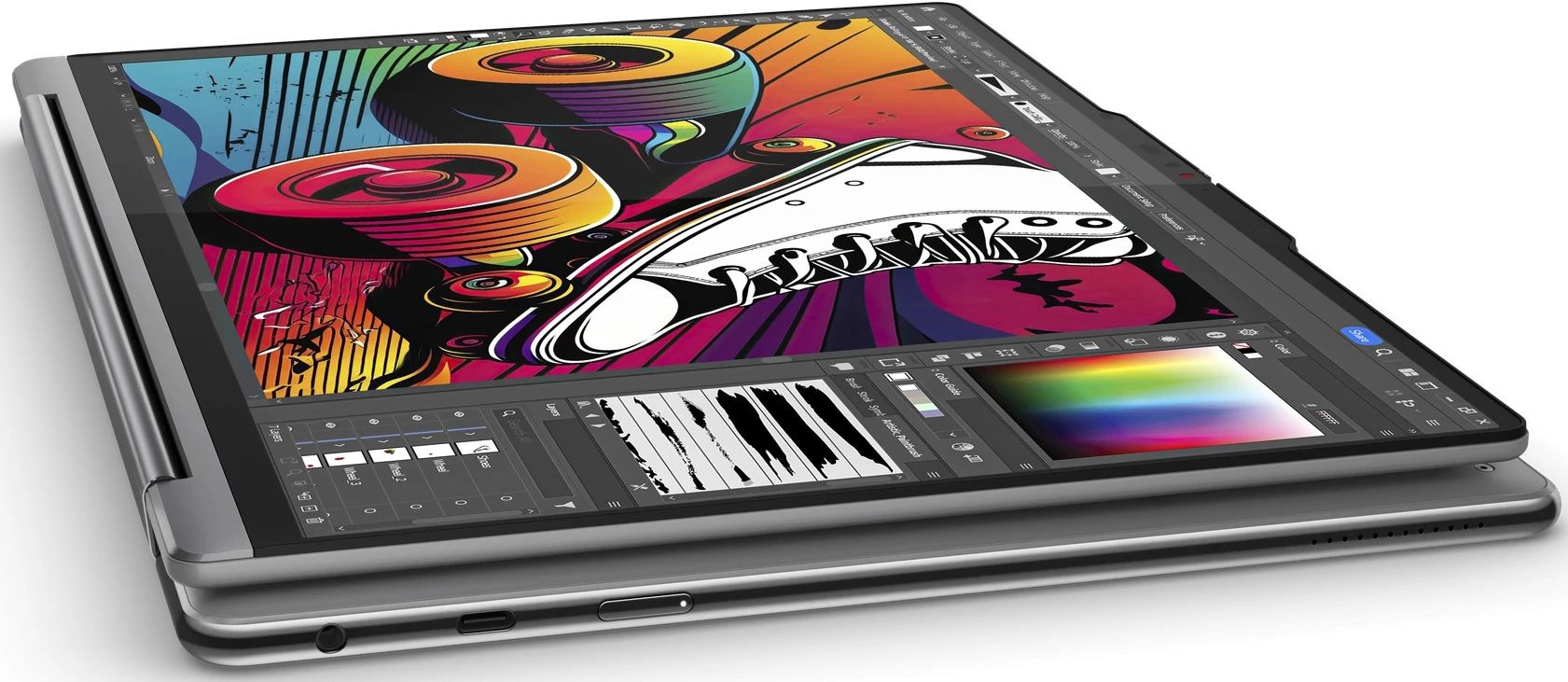

Ноутбук Lenovo Yoga 9 2-in-1 14IMH9 83AC005ERK Ultra 7 155H/32GB/1TB SSD/Arc graphics/14" OLED/WiFi/BT/cam/Win11Home/grey, Yoga 9 2-in-1 14IMH9