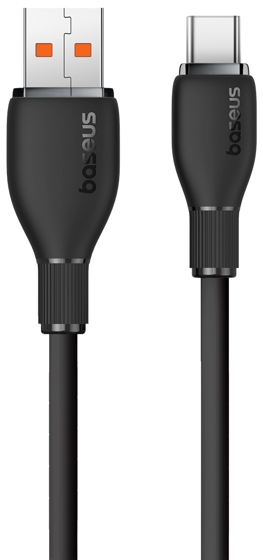 

Кабель интерфейсный Baseus P10355703111-01 Pudding Series Fast Charging USB to Type-C 100W 2m Cluster Black (сверхбыстрая зарядка, синхронизация данны, P10355703111-01