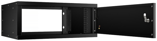 фото Шкаф настенный 19", 4U Cabeus WSC-05D-4U55/45m-BK в Омске