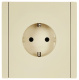 фото Розетка с заземлением  IEK FP-R11-16-1-K10 в Уфе