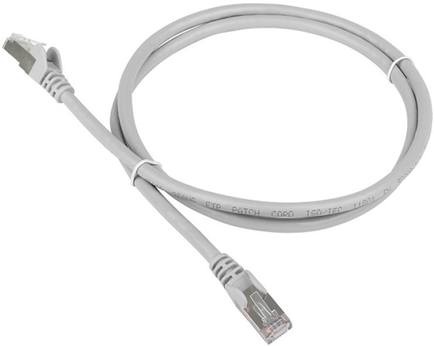 

Кабель патч-корд F/UTP 5e кат. 1м. Lanmaster LAN-PC45/S5E-1.0-GY RJ45 - RJ45, 4 пары, серый, LSZH, LAN-PC45/S5E-1.0-GY