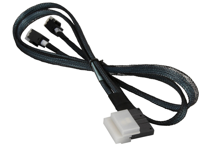 

Кабель Amphenol CBL-8654-8643-SAS-08 Cable, x8 SFF-8654 to 2x4 SFF-8643 (SAS Connections), 0,8M (05-60003-00), CBL-8654-8643-SAS-08