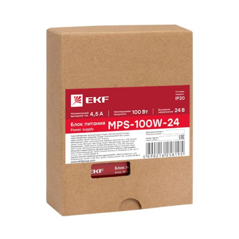 фото Блок питания  EKF mps-100w-24 в Красноярске