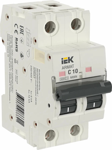 фото Автоматический выключатель  IEK AR-M06N-2-C010 в Уфе