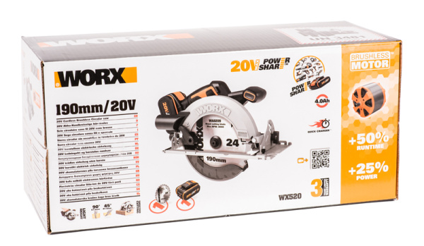 фото Пила циркулярная Worx WX520