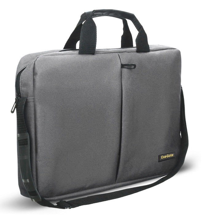 

Сумка для ноутбука Exegate Office F1590 EX264614RUS до 15.6", серая, полиэстер, Office F1590