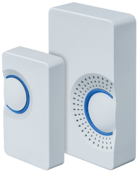 Изображение товара Беспроводной дверной звонок Navigator NDB-A-DC03-1V1-WH с регулируемой громкостью