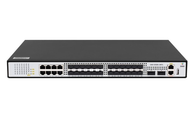 

Коммутатор управляемый SNR SNR-S300X-24FQ уровня 3, 8 x 10/100/1000BaseT, 24 x 1/10GE SFP+, 2 x 40G QSFP+, SNR-S300X-24FQ