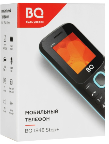 фото Мобильный телефон  BQ 1848 Step+ Black+Green в Уфе