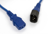 фото Кабель питания Hyperline PWC-IEC13-IEC14-1.0-BL