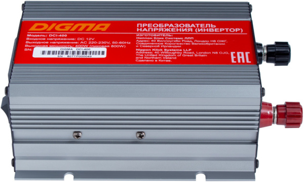 фото Инвертор автомобильный Digma DCI-400 в Омске