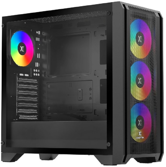 

Корпус ATX Xastra A500 без БП, боковая панель из закалённого стекла, 2*USB 2.0, USB 3.0, A500