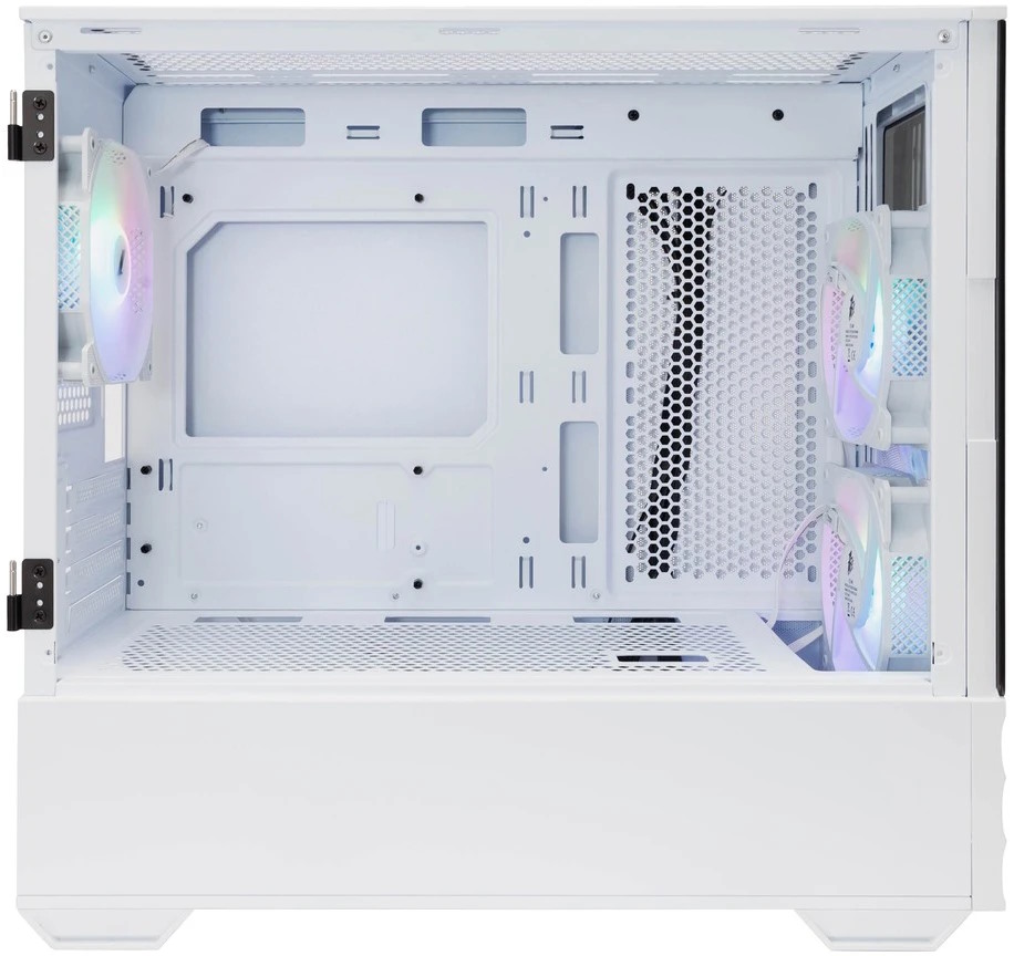 

Корпус mATX 1STPLAYER D7-WH-3F7-W без БП, боковая панель из закалённого стекла, USB 2.0, USB 3.0, D7-WH-3F7-W