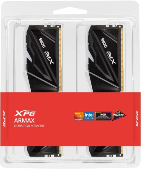 фото Оперативная память DDR5 32 ГБ (2×16 ГБ) ADATA ARMAX RGB, 6000 МГц, [AX5U6000C3016G-DTAMRBK] в Краснодаре