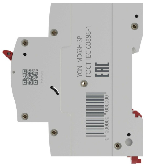 фото Автоматический выключатель модульный DKC MD63H-3PC6