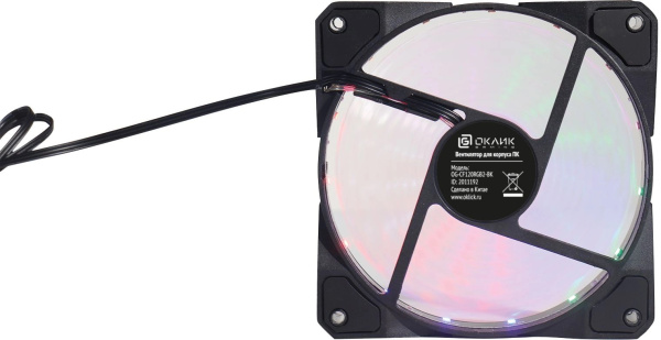 фото Вентилятор для корпуса Oklick OG-CF120RGB2-BK в Екатеринбурге