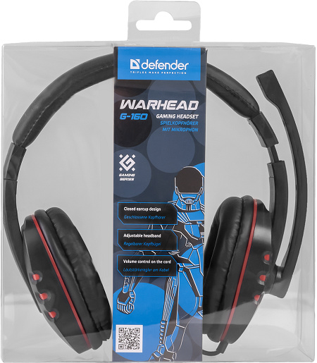 фото Гарнитура проводная Defender Warhead G-160 в Волгограде