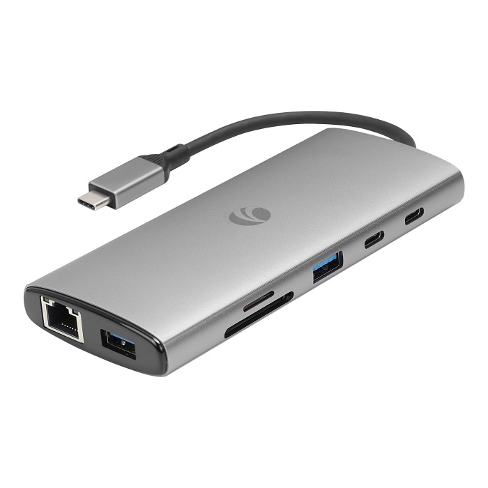 

Адаптер VCOM CUE67 TypeC-->PD+HDMI2.1+DP1.2+RJ45(1GB)+USB3.0+USB3.1+USB-C3.1+SD3.0+TF3.0, CUE67