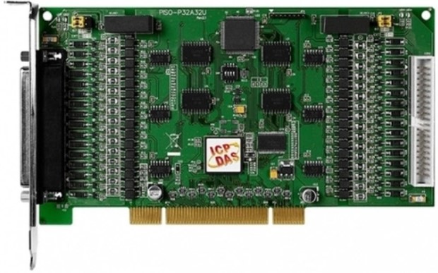 

Плата ICP DAS PISO-P32A32U-5V CR Universal PCI, 32-ch Optical-Isolated Digital Input (Logic High: 5~12 V) and 32-ch Optical-Isolated Open Collector Ou, PISO-P32A32U-5V CR