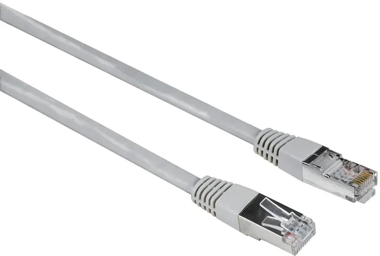 

Кабель интерфейсный HAMA H-200916 00200916 RJ-45 (f) RJ-45 (m) 3м серый, H-200916