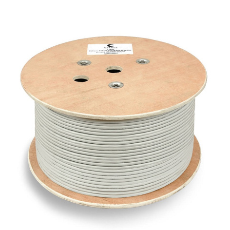 фото Кабель витая пара U/UTP 6a кат. 4 пары Cabeus UTP-4P-Cat.6a-SOLID-PVC-GY в Уфе