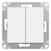 фото Выключатель двухклавишный  Systeme Electric ATN001351
