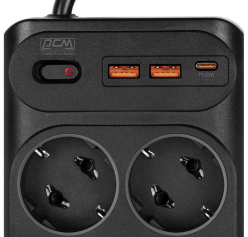 фото Сетевой фильтр  Powercom SP-10 USB2A1СB 3,0м в Уфе