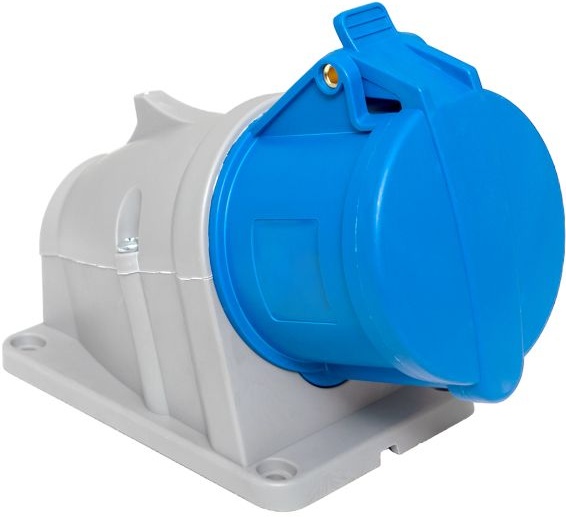 

Розетка стационарная наружная EKF ps-123-32-220-PRO 123 2Р+РЕ 32А 220В IP44 PROXIMA, ps-123-32-220-PRO