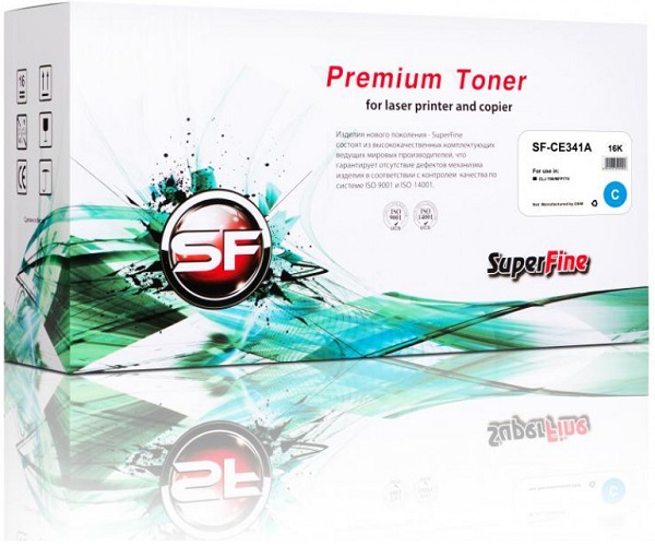 

Картридж SuperFine SFR-CE341A для HP CE341A CLJ 700/MFP775 16K cyan, SFR-CE341A