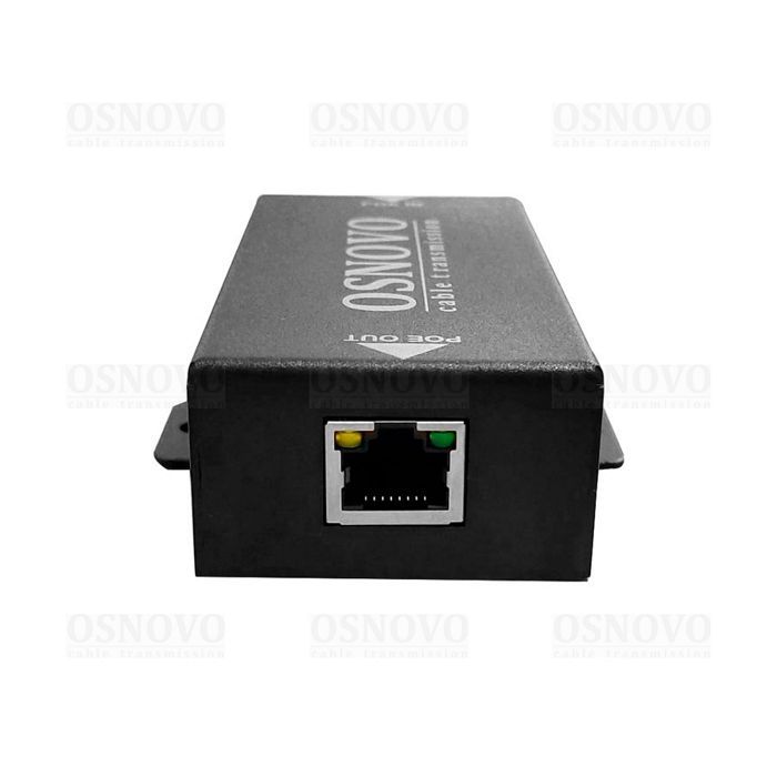 

Удлинитель OSNOVO E-PoE/1 PoE 10M/100M Fast Ethernet до 200м (до 22W).Увеличение расстония передачи данных + питание на 100м. При каскадном подключен, E-PoE/1